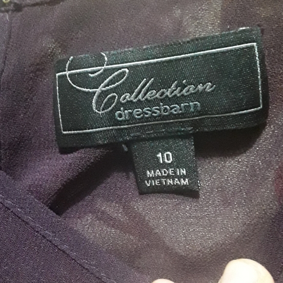 Lace Dress with Cream Slip - Picture 7 of 8